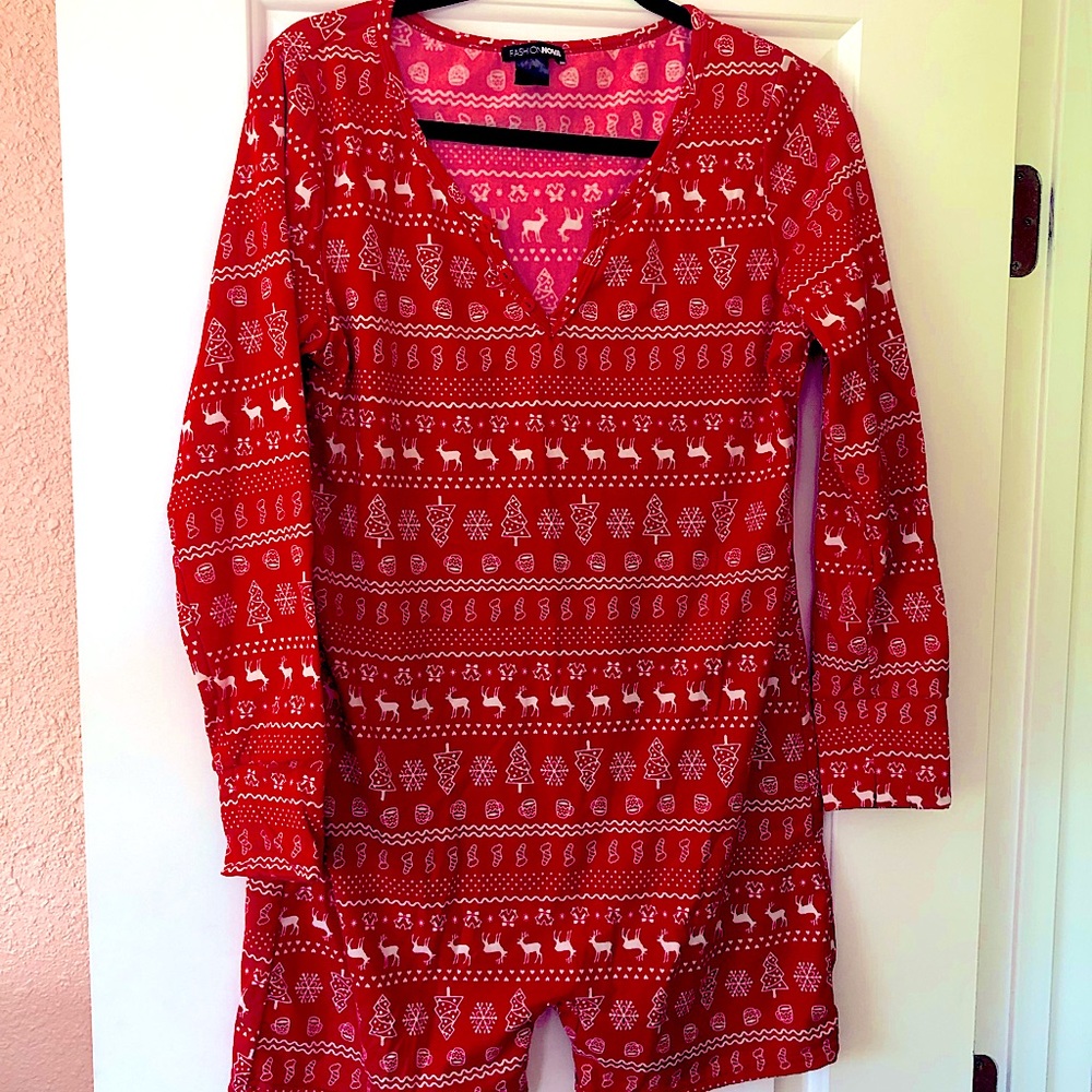 ***RED CHRISTMAS ROMPER***